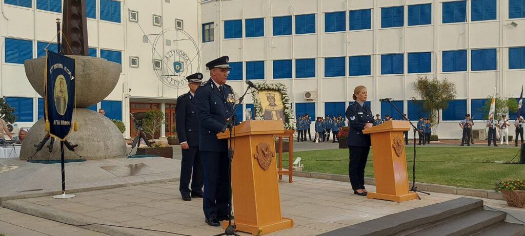 Τελετή για την Προστάτιδα της Αστυνομίας Κύπρου, Αγία Ειρήνη