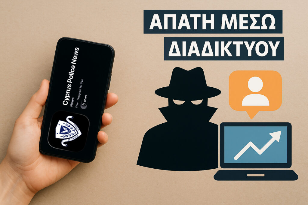 Σύλληψη 60χρονου σχετικά με Υπόθεση Διαδικτυακής Απάτης στη Λευκωσία